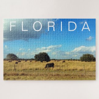 Florida Cattle Jigsaw Puzzle