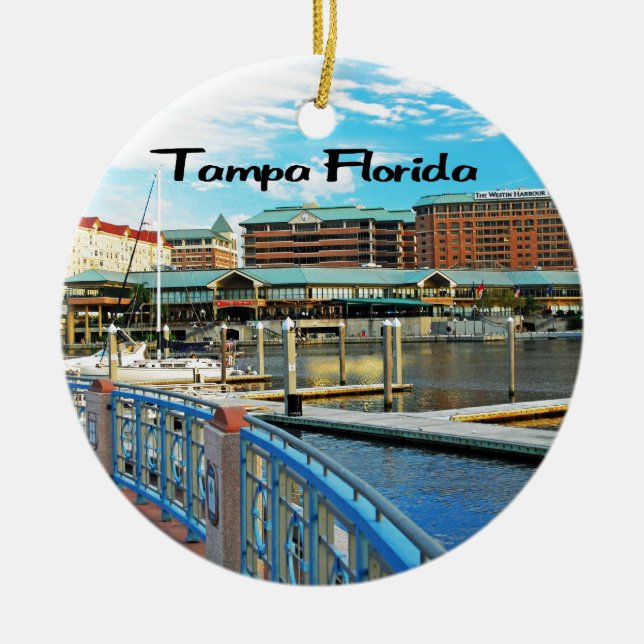Florida Ceramic Ornament (Front)