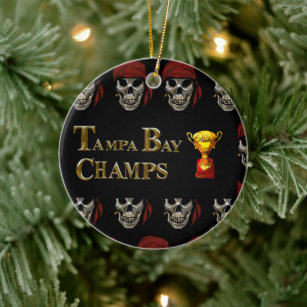 Old World Christmas Tampa Bay Buccaneers Football Ornament For Christmas  Tree