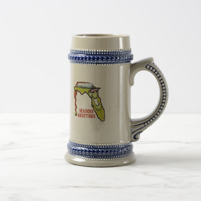 Florida Christmas Beer Stein (Right)