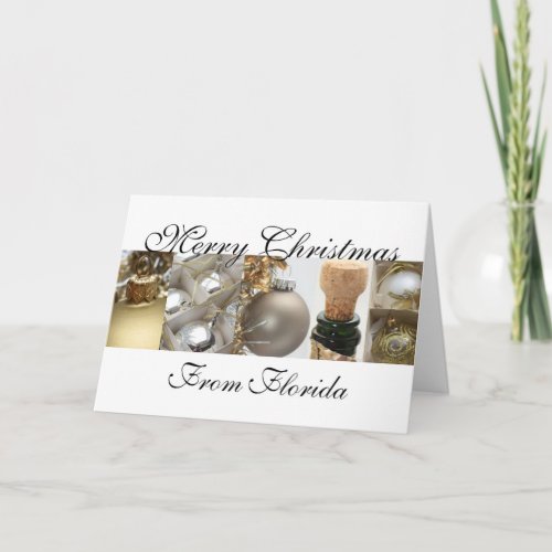 Florida   Christmas Card state specific Holiday Card