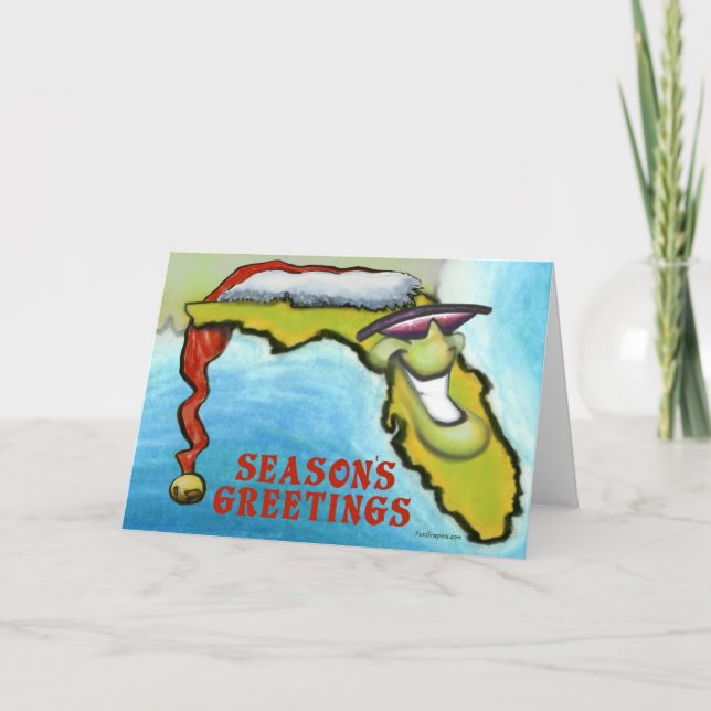 Florida Christmas Holiday Card (Front)