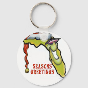 Florida Christmas Keychain