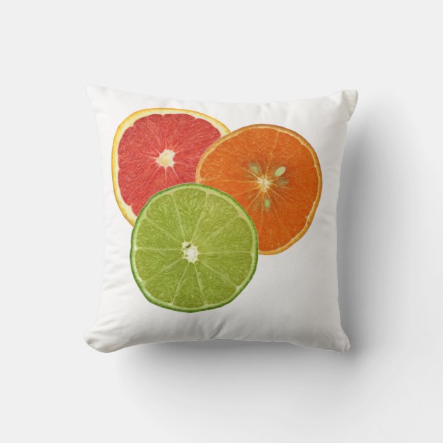 Florida Citrus Pillow (Front)