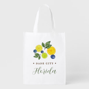 Florida Citrus Reusable Grocery Bag