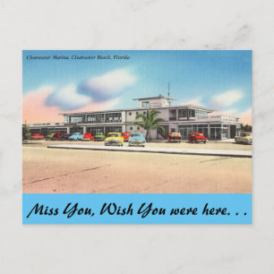 Florida, Clearwater Marina, Clearwater Beach Postcard