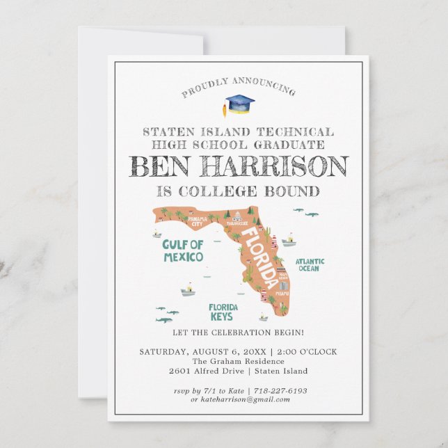 Florida | College Bound Graduation Party (Front)