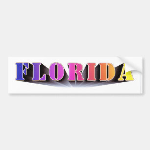 Florida Colors Bumper Sticker