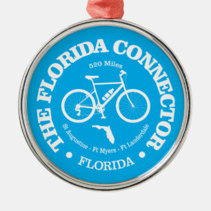 Florida Connector Trail (cycling) Metal Ornament