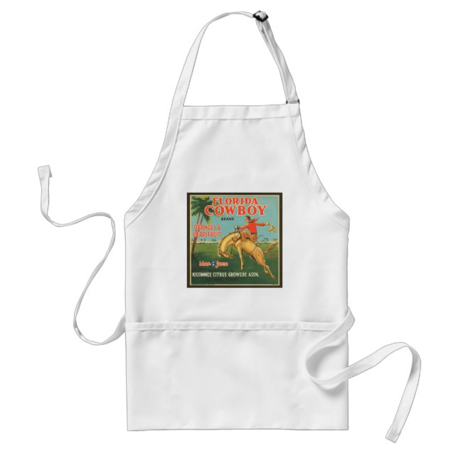 Florida Cowboy Adult Apron (Front)