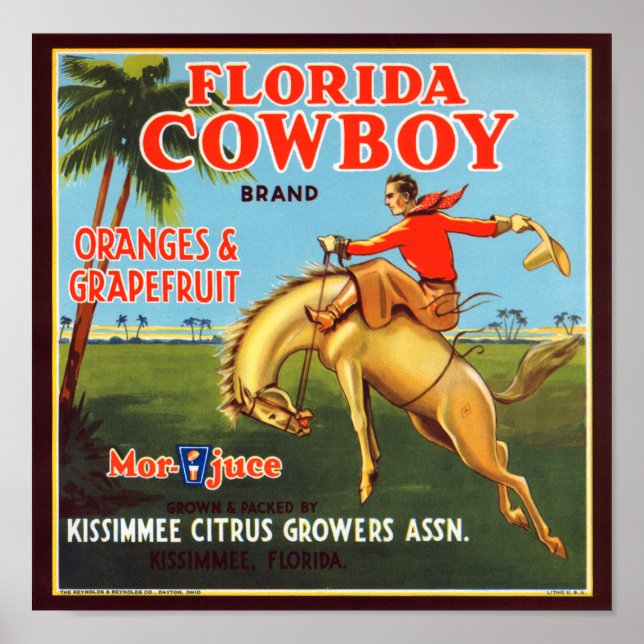 Florida Cowboy Poster (Front)