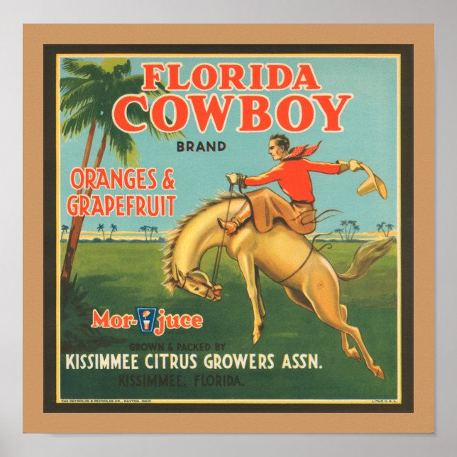 Florida Cowboy Poster (Front)
