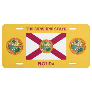 Florida Custom Front License Plate