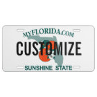 Florida Custom License Plate