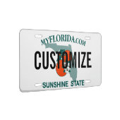 Florida Custom License Plate | Zazzle