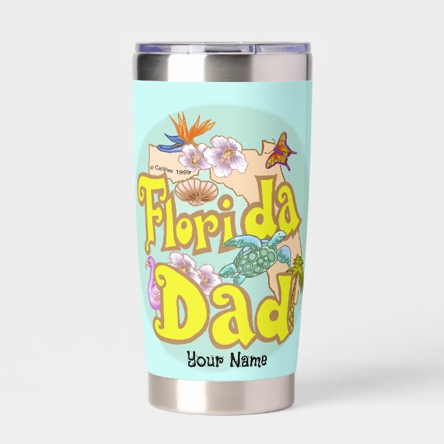 Florida Dad tumbler (Front)
