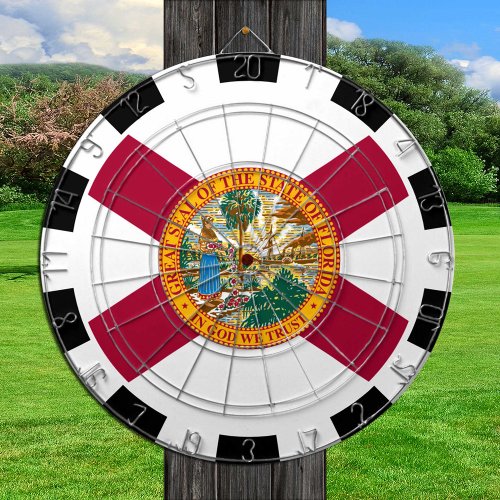 Florida Dartboard USA  Florida Flag  game board