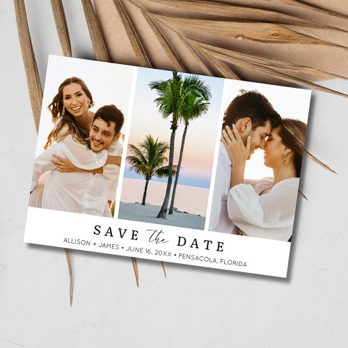 Florida Destination Beach Wedding Photo Save The Date