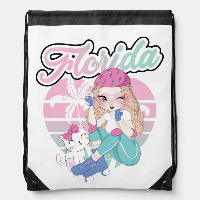 Florida Drawstring Bag (Front)