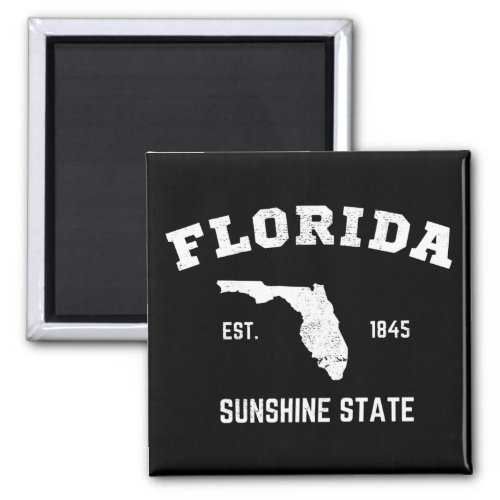 Florida Est 1845 Sunshine State Magnet