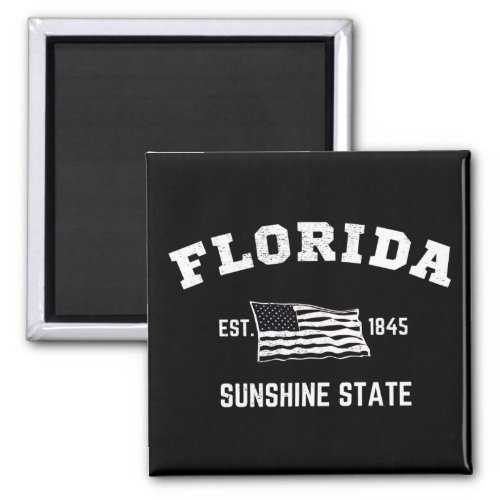 Florida  Est 1845 Sunshine State Magnet