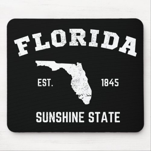 Florida Est 1845 Sunshine State Mouse Pad