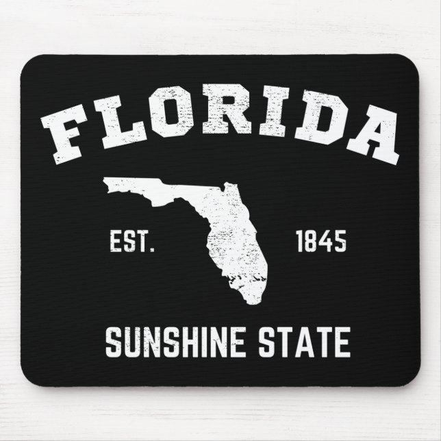 Florida Est 1845 Sunshine State Mouse Pad (Front)