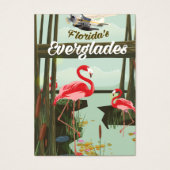 Florida Everglades cartoon poster (Front)