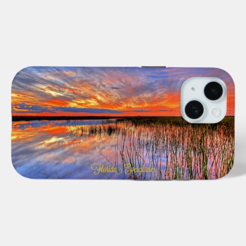 Florida Everglades scenic panorama iPhone 15 Case