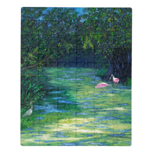 Florida Everglades Wildlife Refuge Jigsaw Puzzle