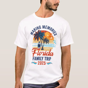 Florida Family Vacation 2025 Making Memories Toget T-Shirt