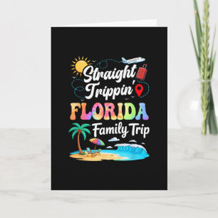 Florida Family Vacation 2025 Straight Trippin Trip Card