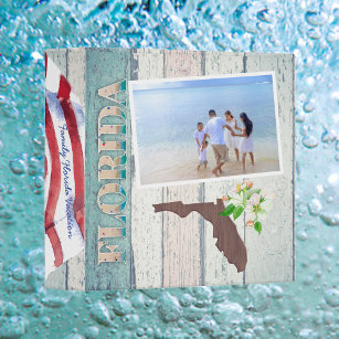 Florida Family Vacation Photo Scrapbook Album 3 Ring Binder