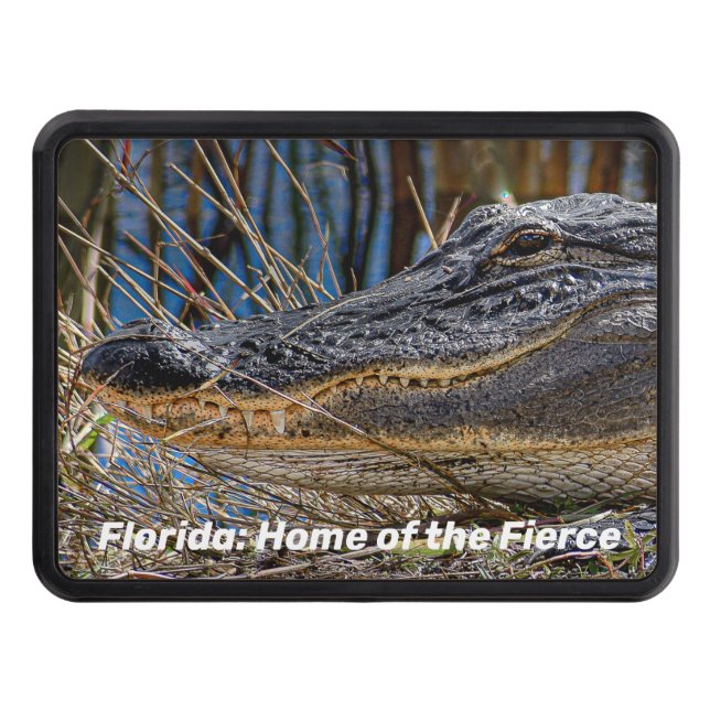 "Florida Fierce" Trailer Hitch Cover (Front)