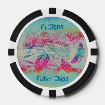 Florida Fishin' Chips by KitzmanDesignStudio at Zazzle