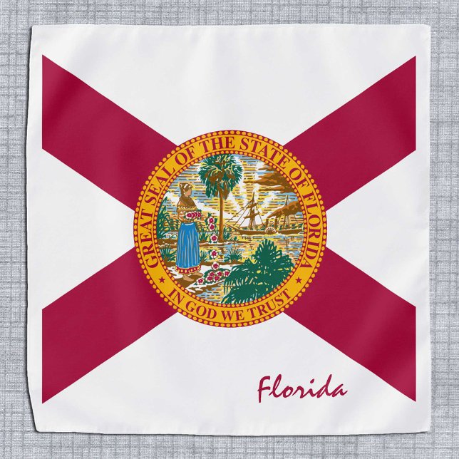 Florida Flag bandana, Florida patriot fashion /USA Bandana (Creator Uploaded)