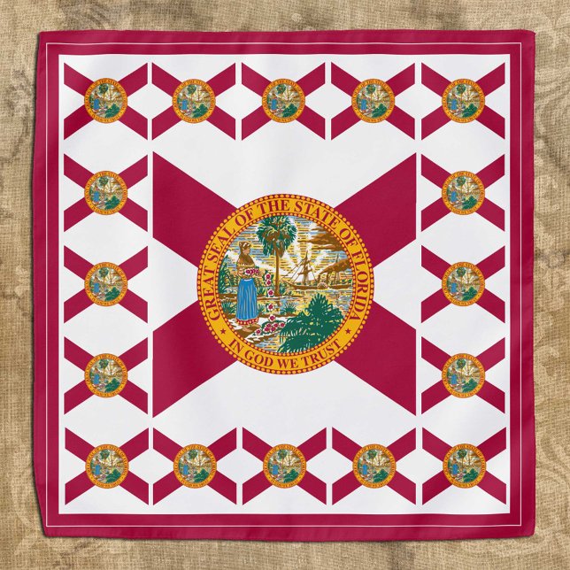 Florida Flag Bandana, patriotic fashion USA Bandana (Creator Uploaded)