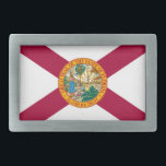 Florida flag belt buckle<br><div class="desc">Official flag of Florida.</div>