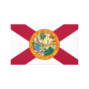 Florida flag canvas print