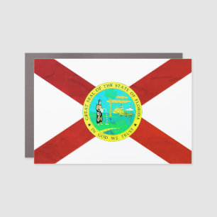 FLORIDA Flag - Car Magnet