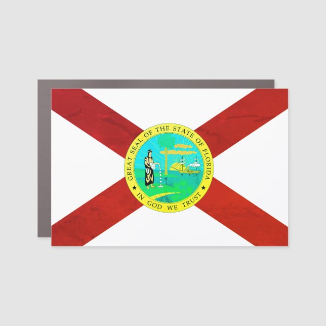 FLORIDA Flag - Car Magnet (Front)