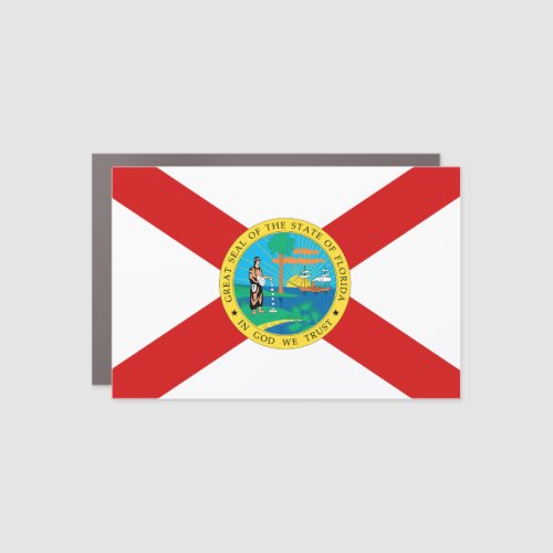 Florida Flag Car Magnet