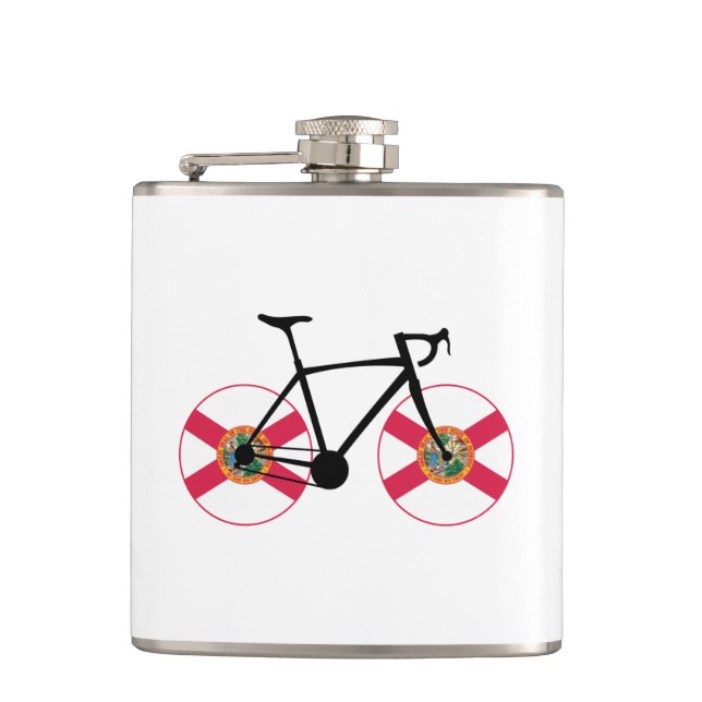 Florida Flag Cycling Flask (Front)