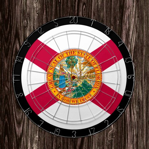 Florida Flag Dartboard  Florida  USA game board