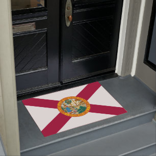 Florida flag doormat