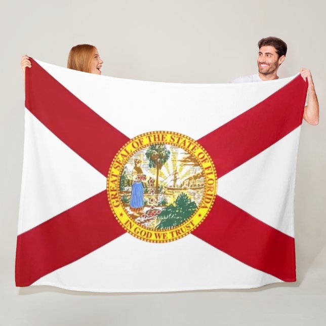 FLORIDA FLAG FLEECE BLANKET (In Situ)
