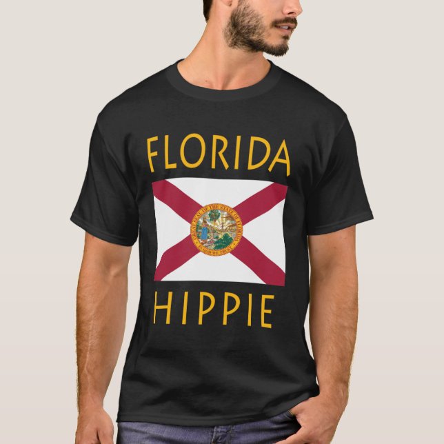 Florida Flag Hippie T-Shirt (Front)