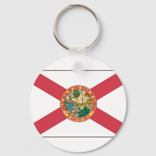 Florida flag keychain