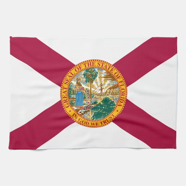 Florida flag kitchen towel (Horizontal)