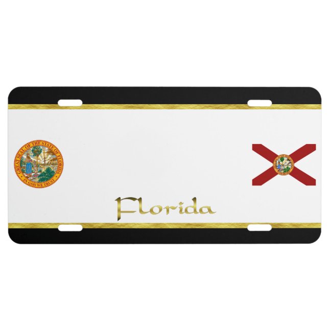 Florida flag license plate (Front)